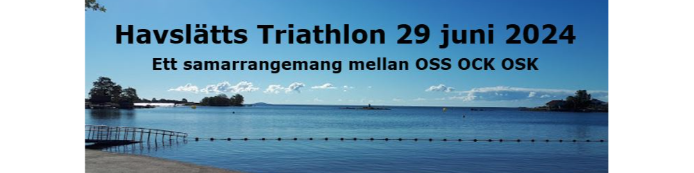 Banner för Havslätts Triathlon 2024