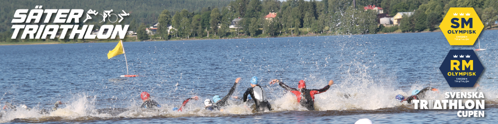 Banner för Säter Triathlon 2025