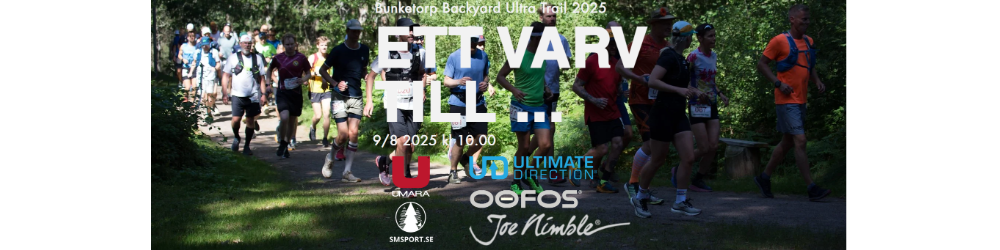 Banner för Bunketorp Backyard Ultra Trail 2025