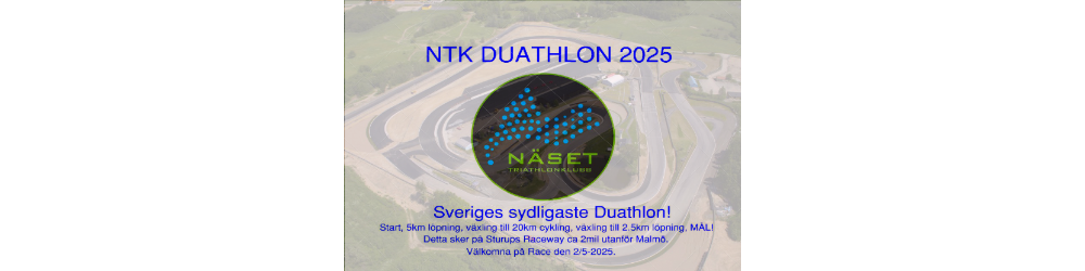 Banner för  NTK Duathlon 2025