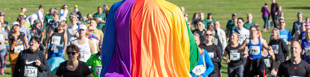 Banner för Run for Pride