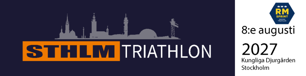 Banner för STHLM Triathlon 2027 (anmälan öppnar 1/11)