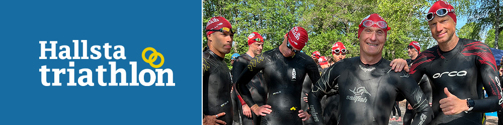 Banner för Hallsta Triathlon 2027 (anmälan öppnar 31/10)