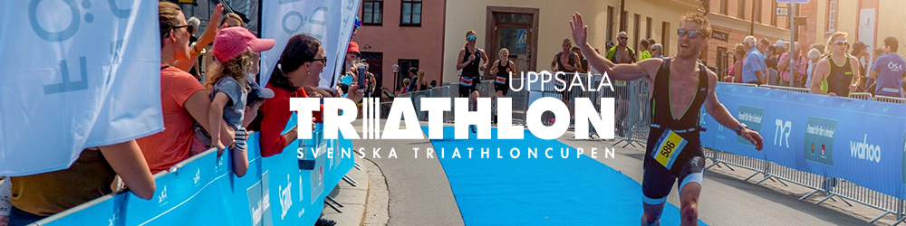 Banner för Uppsala Triathlon 2019 (STC/SM)