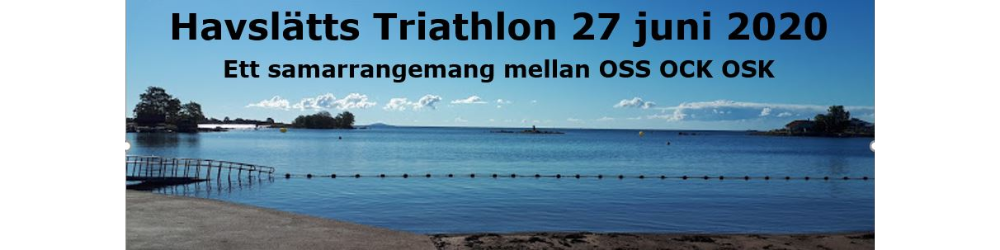 Banner för Havslätts Triathlon 2019