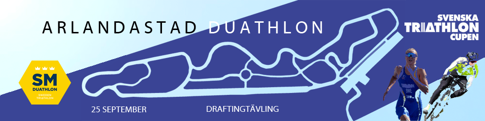 Banner för Arlandastad Duathlon 2021 (SM/RM Duathlon/STC final)