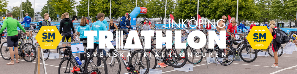 Banner för Linköping Triathlon 2022 (SM Sprint/STC)