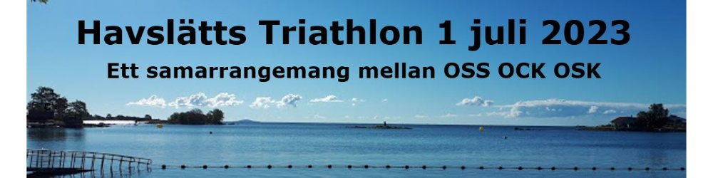 Banner för Havslätts Triathlon 2023