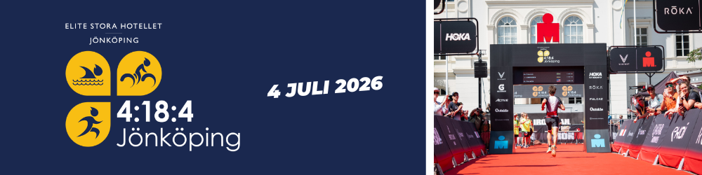 Banner för 4:18:4 Jönköping 2026 (anmälan öppnar 22/1)