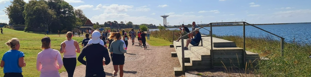 Banner för Landskrona halvmarathon