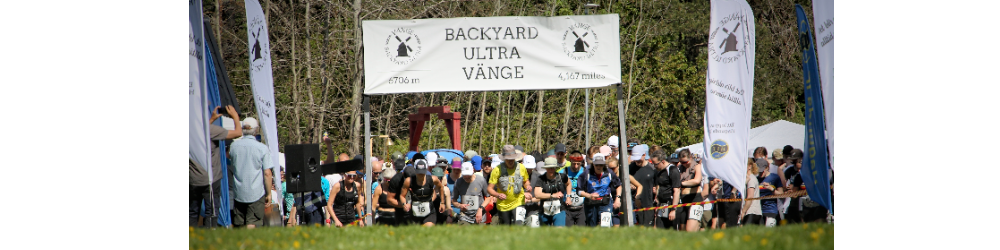 Banner för Backyard Ultra Vänge