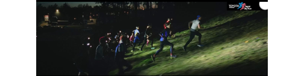 Banner för Avesta Night Sky Run (3,3km/10km) och Avesta Backyard